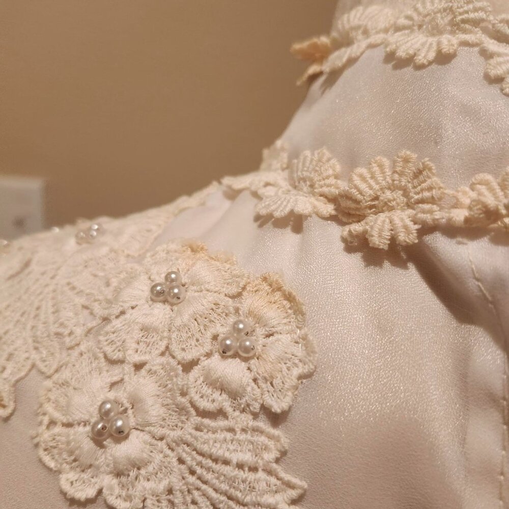 1977 VINTAGE WEDDING DRESS - Picture 7 of 15
